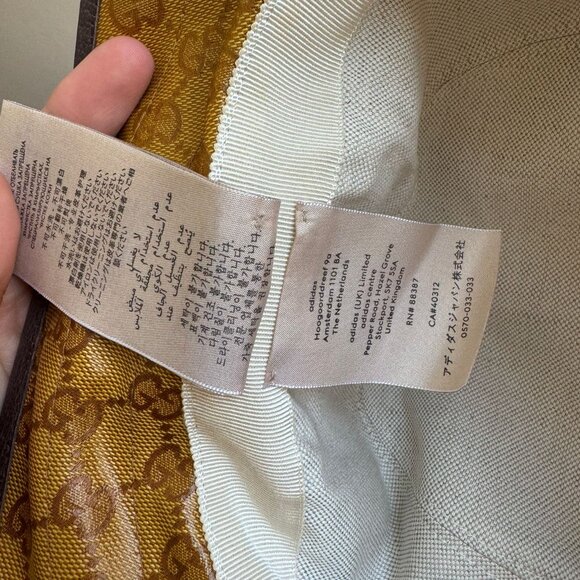 NEW Never worn Gucci x Adidas Bucket Monogram Logo Hat in Brown - Picture 8 of 10